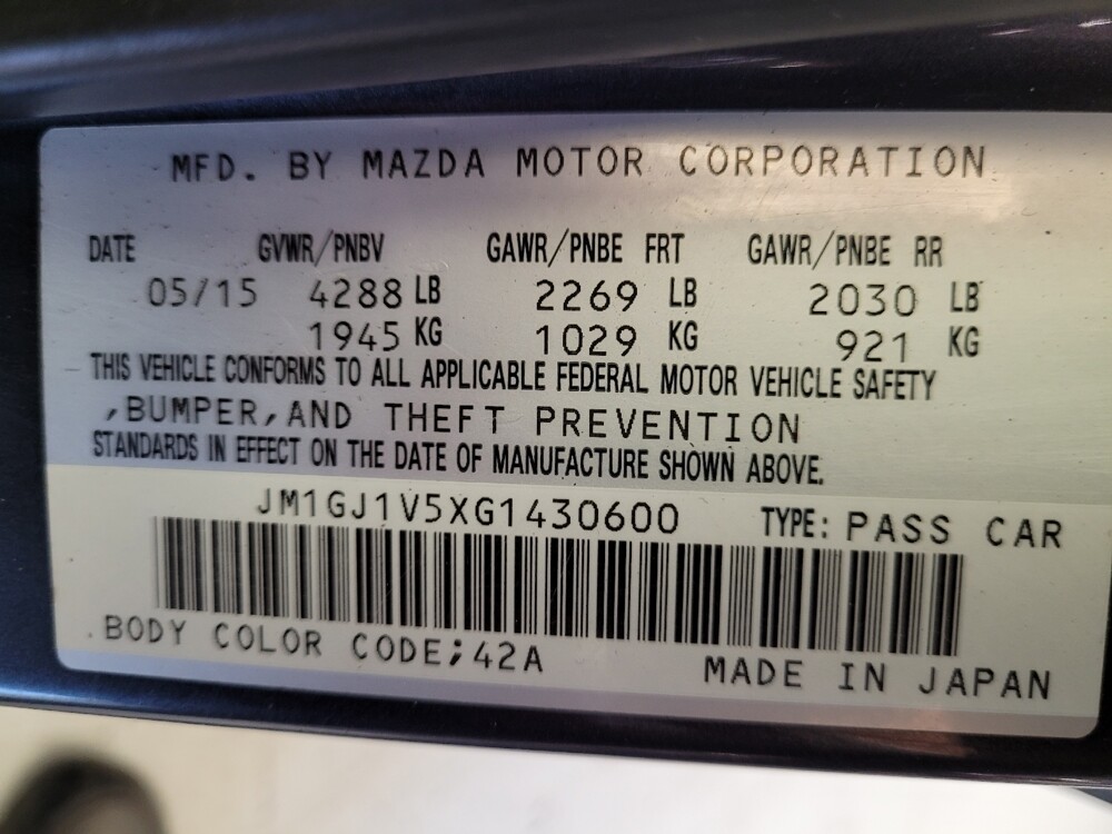 2016 Mazda MAZDA6 in Montclair, CA 91763 - 18072841 33