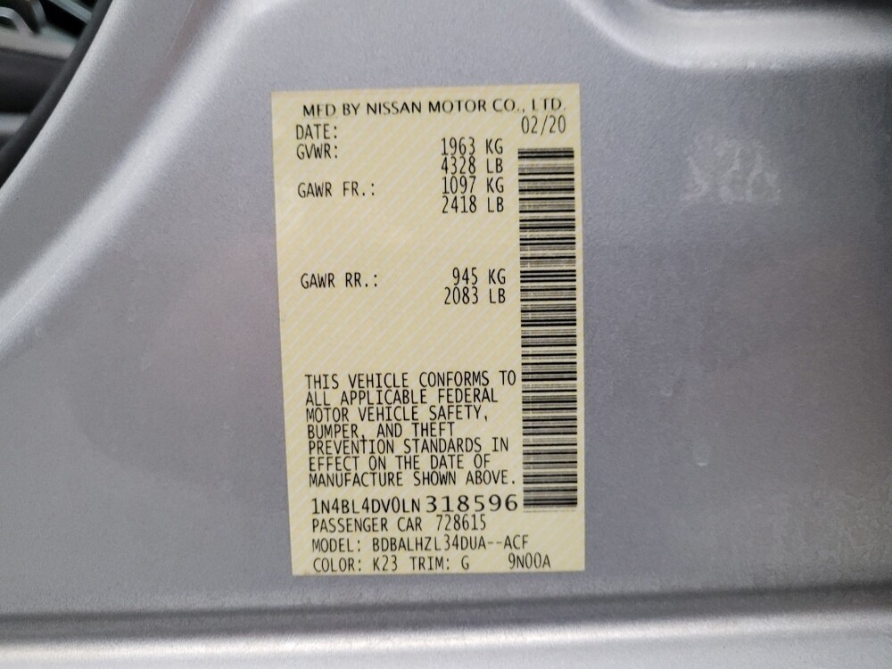 2020 Nissan Altima in Albuquerque, NM 87123 - 18072871 33