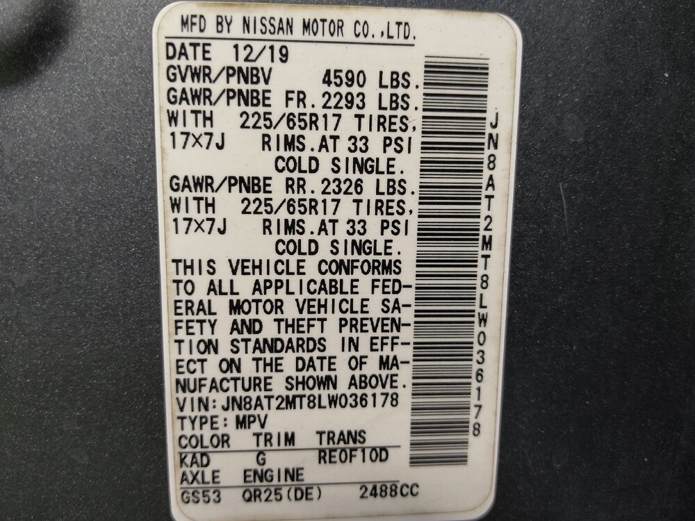 2020 Nissan Rogue in Fort Myers, FL 33907 - 18072905 33