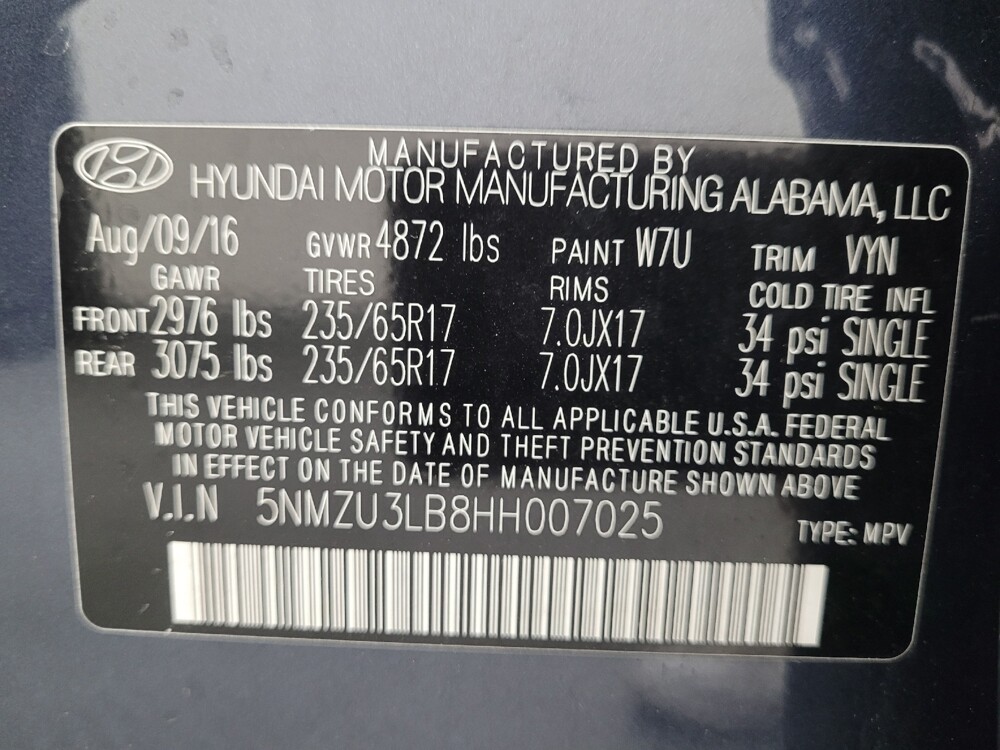 2017 Hyundai Santa Fe in Las Vegas, NV 89104 - 18072909 33