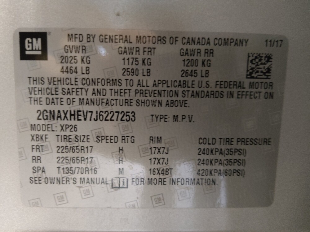 2018 Chevrolet Equinox in Gainesville, FL 32609 - 18072916 33