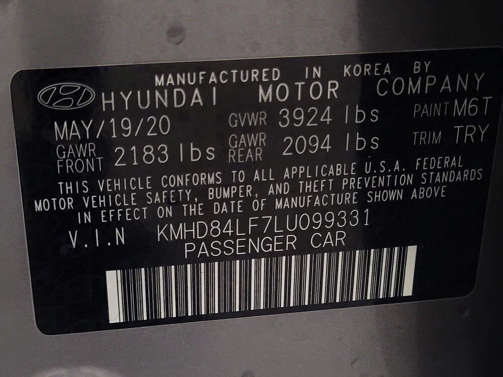 2020 Hyundai Elantra in Clearwater, FL 33764 - 18073142 33