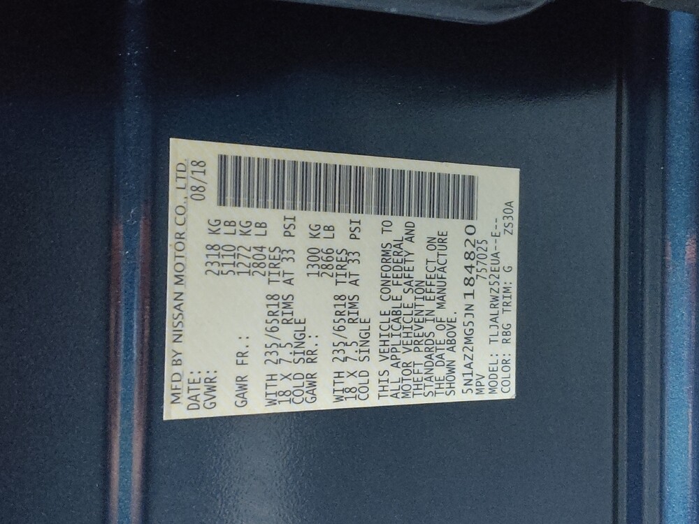 2018 Nissan Murano in Glendale, AZ 85301 - 18073328 33