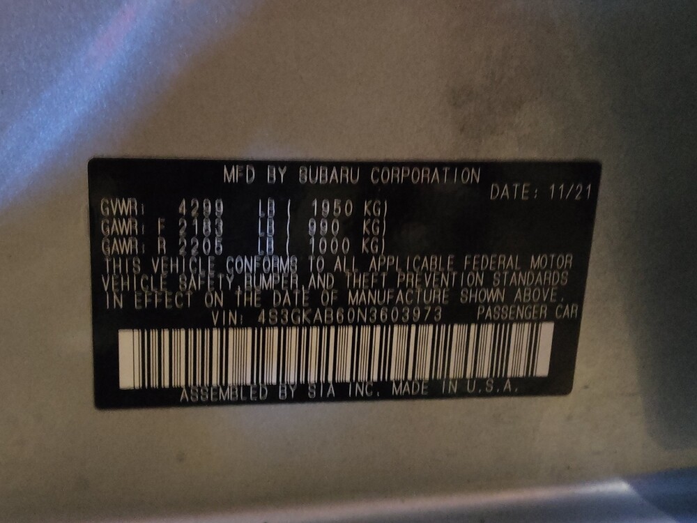 2022 Subaru Impreza in Jacksonville, FL 32210 - 18073359 33