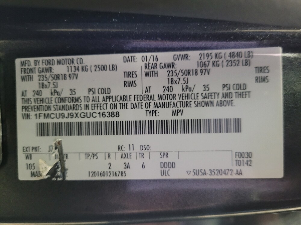 2016 Ford Escape in Temple Hills, MD 20746 - 18073412 33