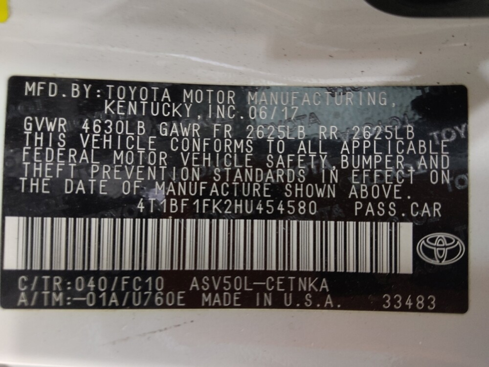 2017 Toyota Camry in Temple, TX 76502 - 18073466 33