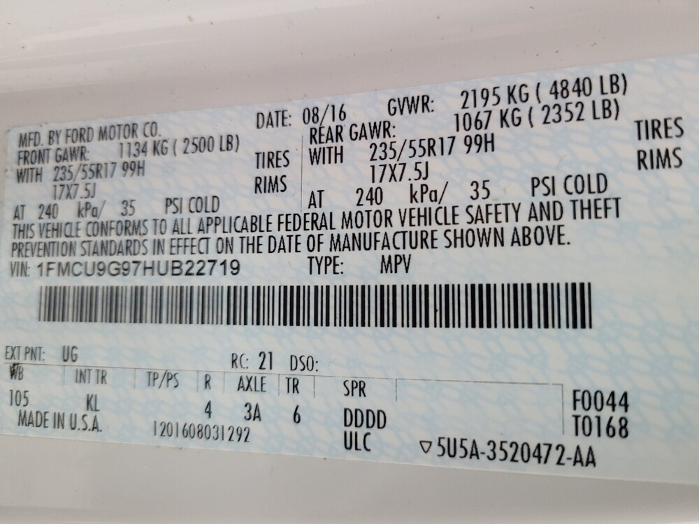 2017 Ford Escape in Madison, TN 37115 - 18073579 33