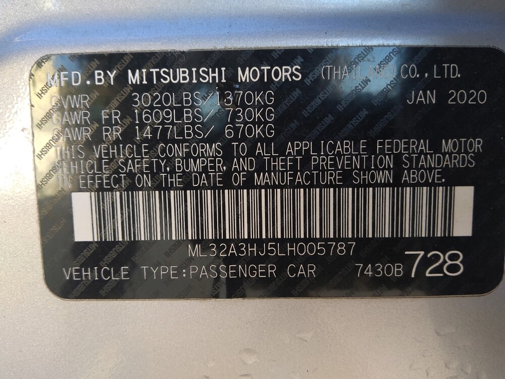 2020 Mitsubishi Mirage in Morrow, GA 30260 - 18073628 33
