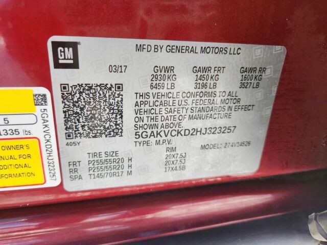 2017 Buick Enclave in Wadena, MN 56482 - 18073659 14