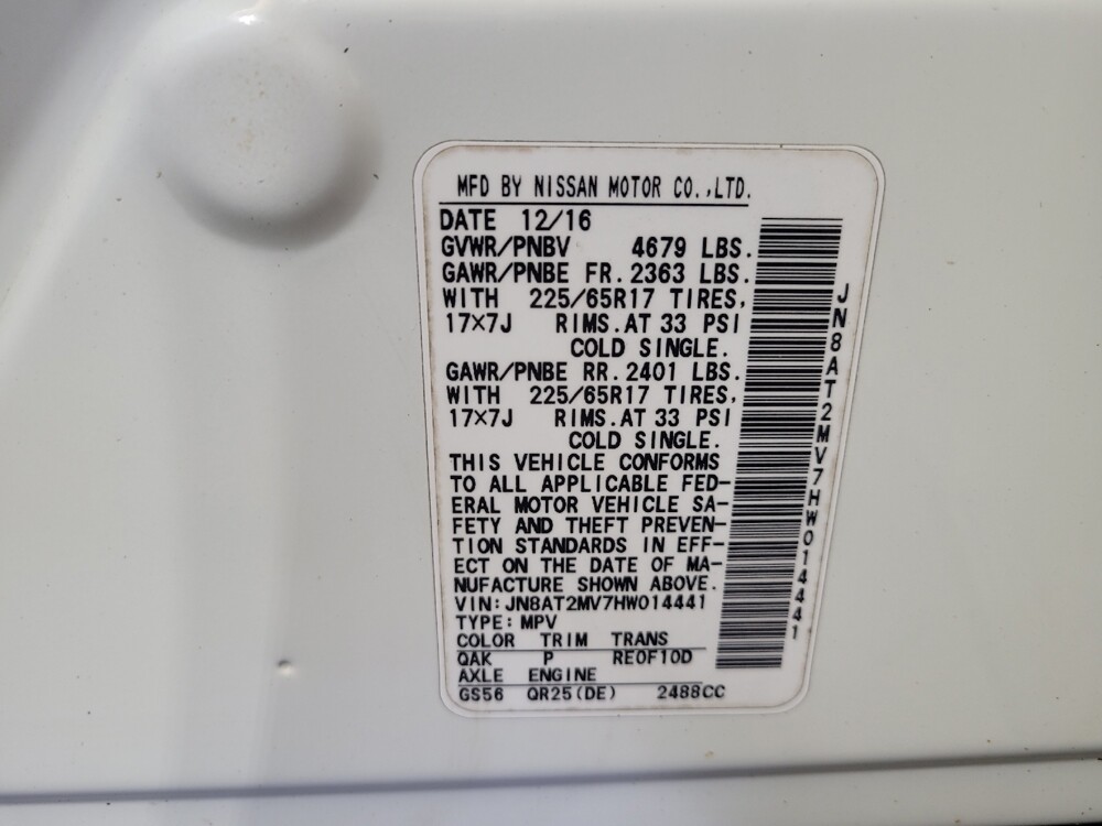 2017 Nissan Rogue in Fairfield, OH 45014 - 18073856 33