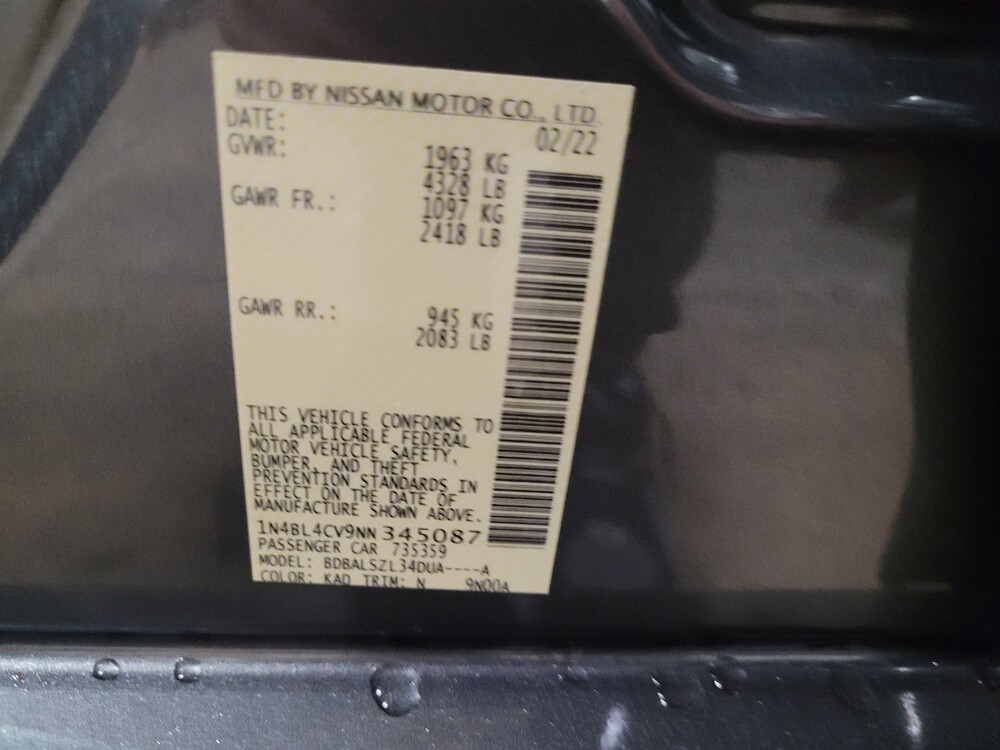 2022 Nissan Altima in Richmond, VA 23235 - 18073868 33