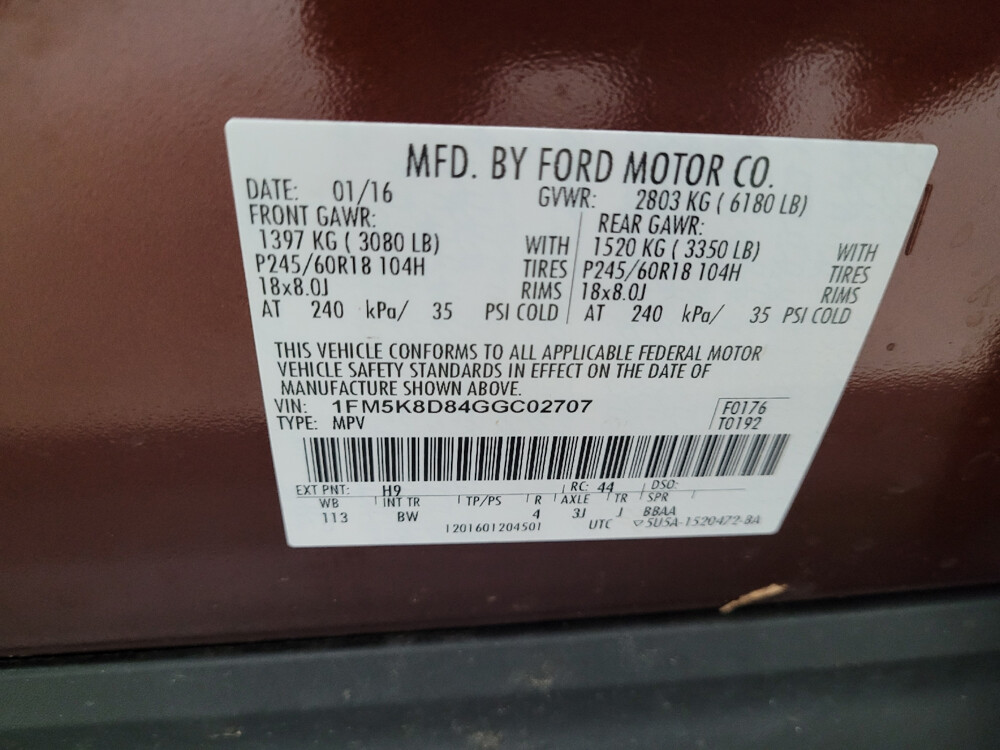 2016 Ford Explorer in Eastpointe, MI 48021 - 18073891 33