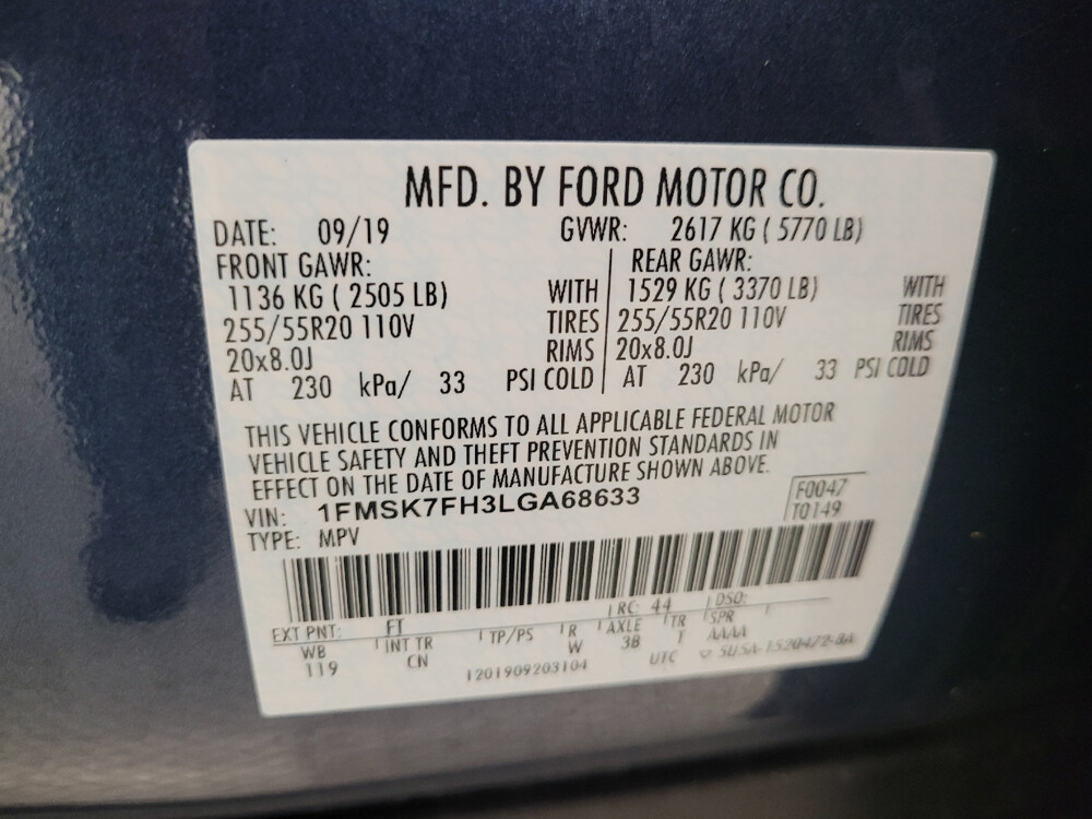 2020 Ford Explorer in Eastpointe, MI 48021 - 18073892 33