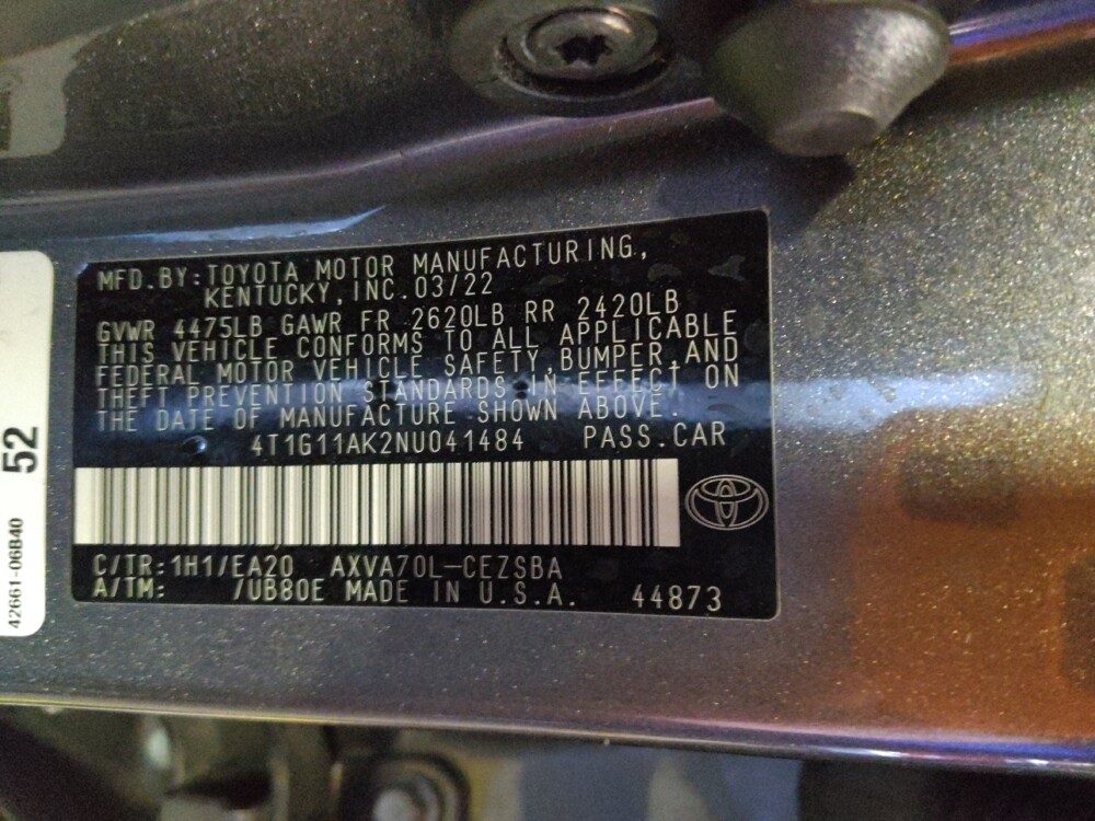 2022 Toyota Camry in Clearwater, FL 33764 - 18073936 33