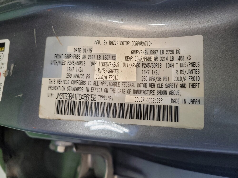 2015 Mazda CX-9 in Louisville, KY 40258 - 18073985 33