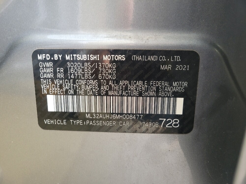 2021 Mitsubishi Mirage in Cincinnati, OH 45255 - 18074000 33
