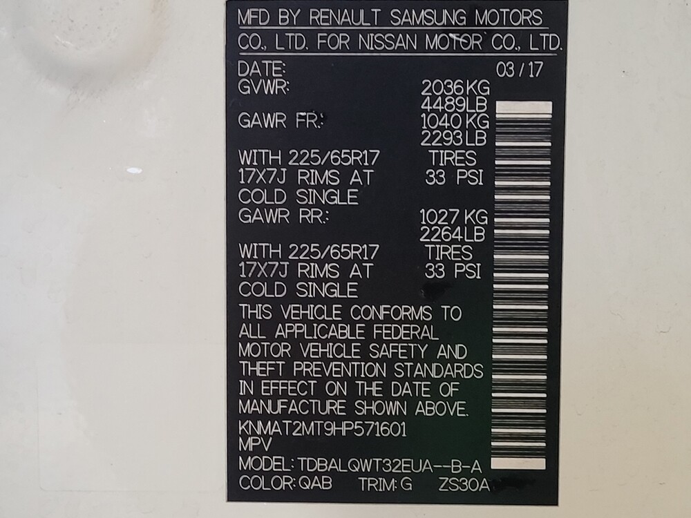 2017 Nissan Rogue in Lauderdale Lakes, FL 33313 - 18074233 33