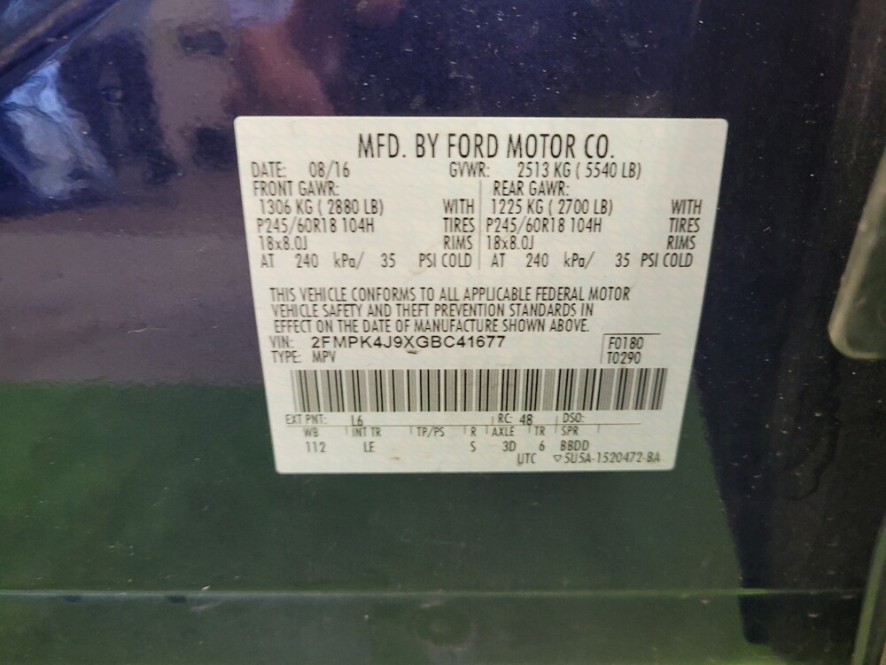 2016 Ford Edge in Fairfield, OH 45014 - 18074258 33