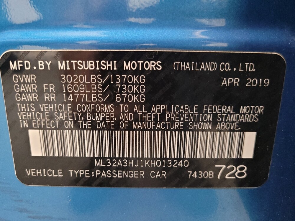 2019 Mitsubishi Mirage in Lombard, IL 60148 - 18074263 33