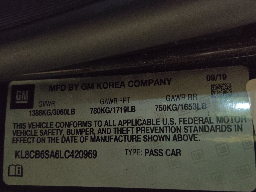 2020 Chevrolet Spark in Gastonia, NC 28056 - 18074276 33