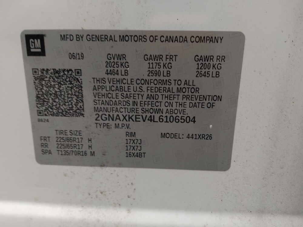 2020 Chevrolet Equinox in Taylor, MI 48180 - 18074282 33