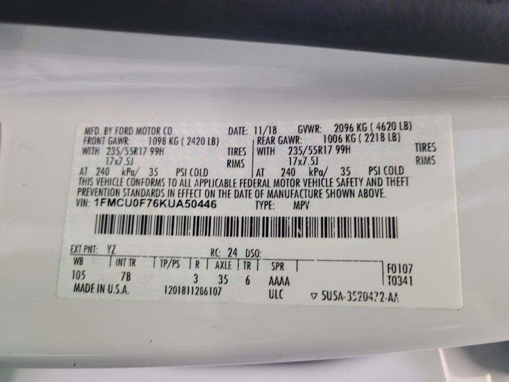 2019 Ford Escape in Fairfield, OH 45014 - 18074334 33