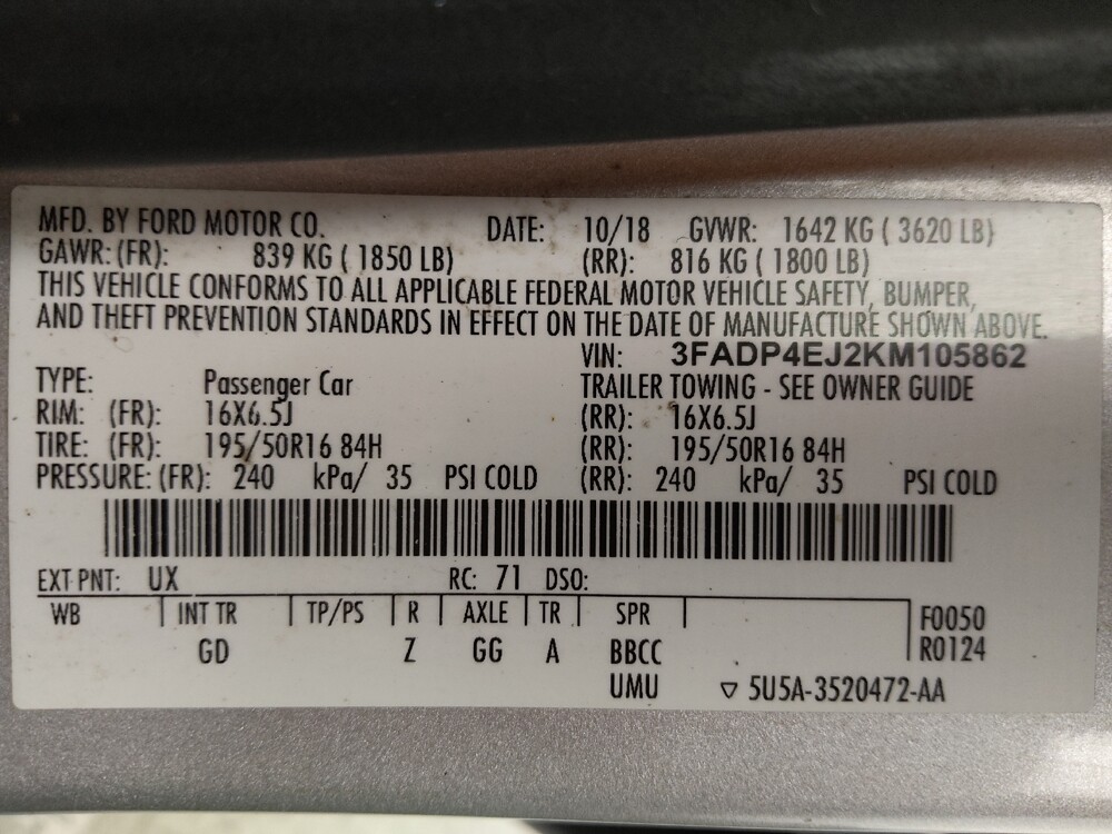 2019 Ford Fiesta in Colorado Springs, CO 80909 - 18074365 33