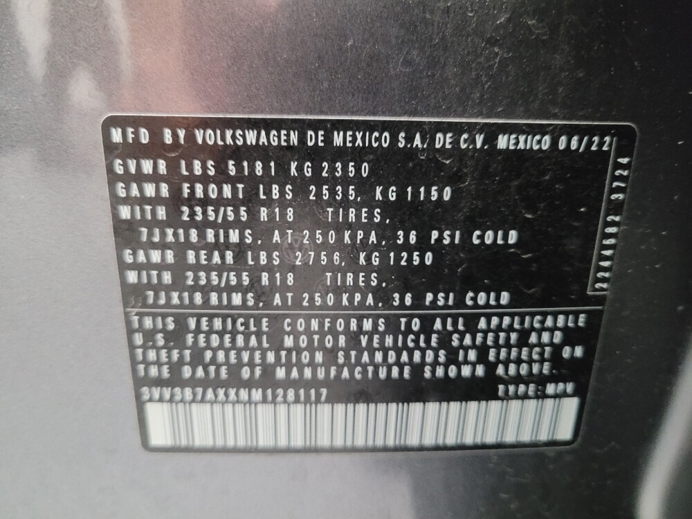 2022 Volkswagen Tiguan in Torrance, CA 90504 - 18074403 33