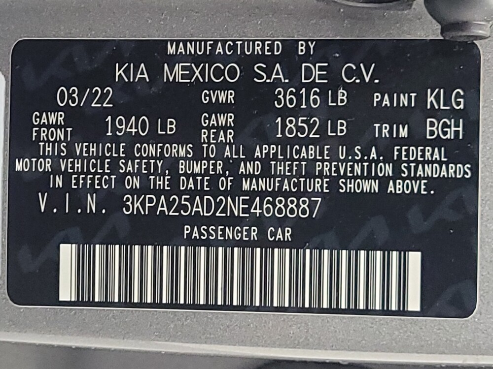 2022 Kia Rio in Madison, TN 37115 - 18074477 33