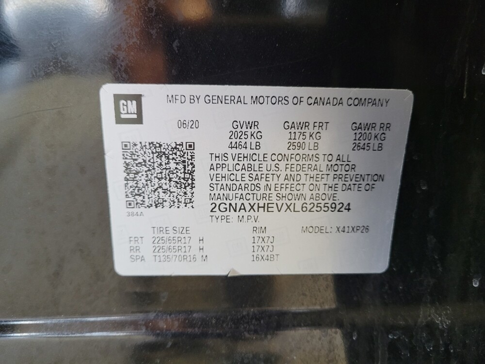 2020 Chevrolet Equinox in Bakersfield, CA 93309 - 18074538 33