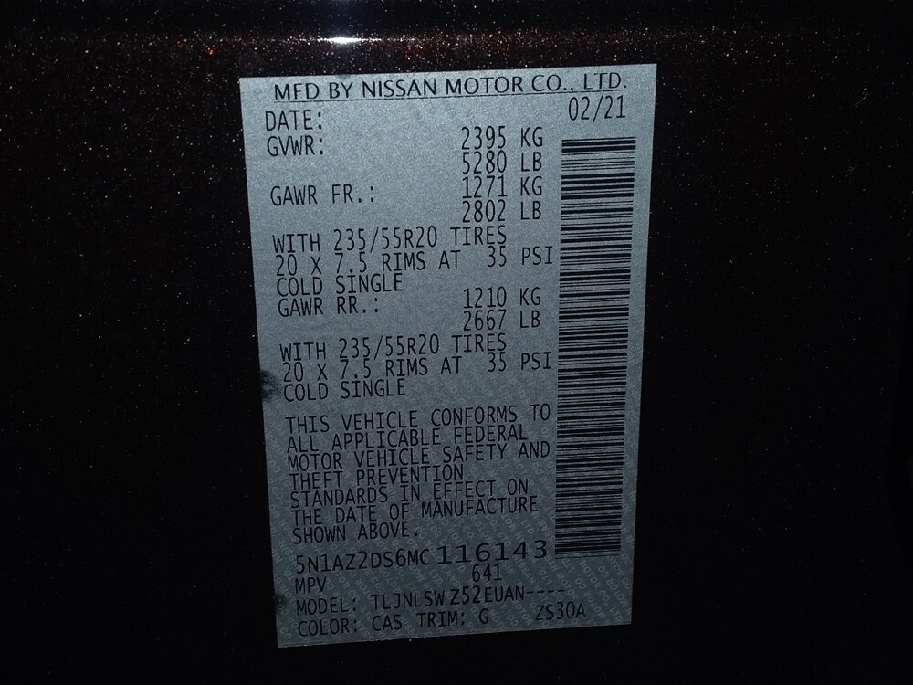 2021 Nissan Murano in West Palm Beach, FL 33409 - 18074561 33