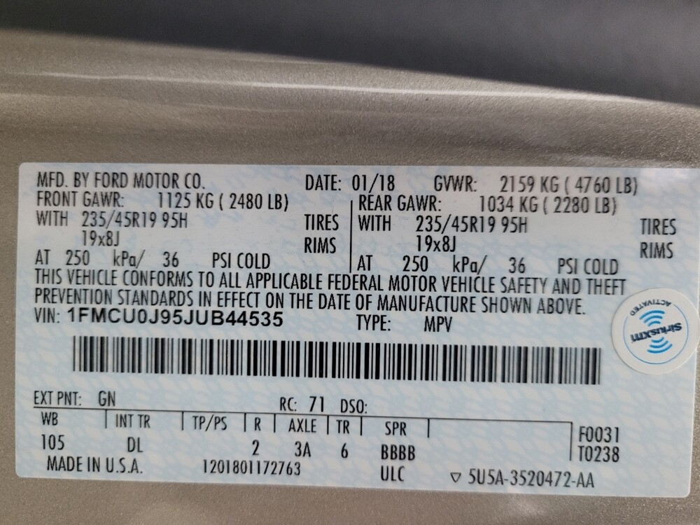 2018 Ford Escape in Mesa, AZ 85210 - 18074648 33