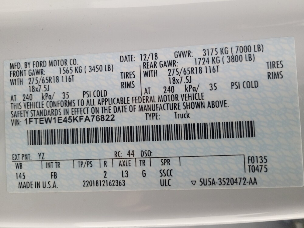 2019 Ford F150 in Huntsville, AL 35816 - 18074732 33