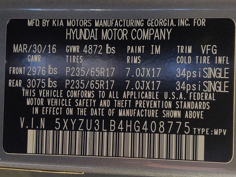 2017 Hyundai Santa Fe in Houston, TX 77060 - 18074747 33