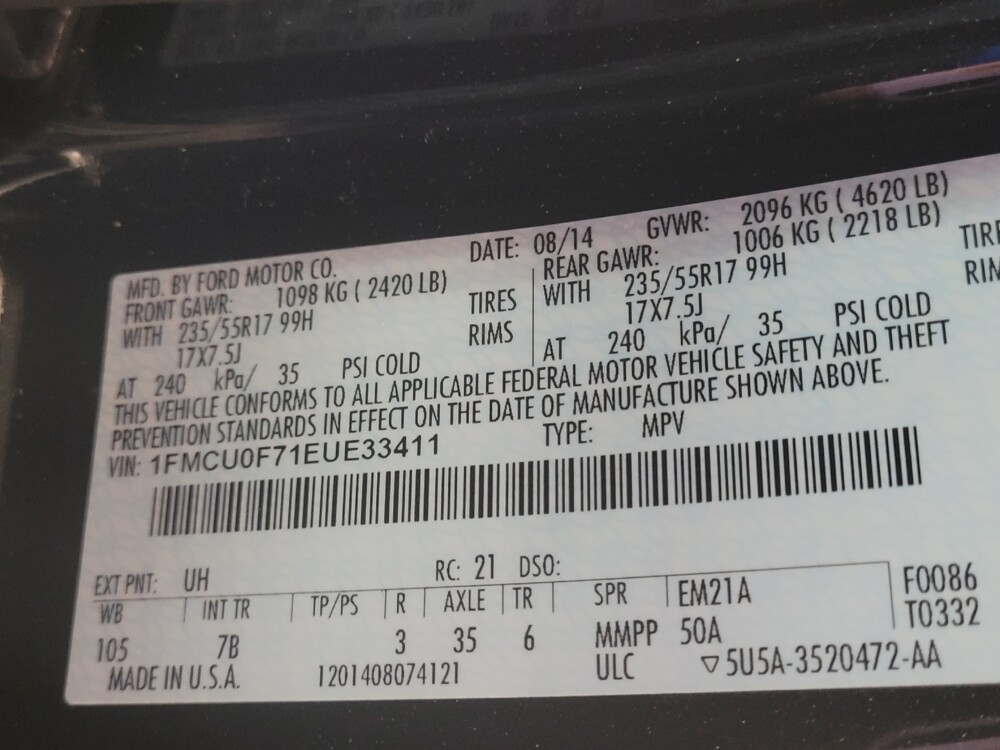 2014 Ford Escape in Charlotte, NC 28273 - 18074833 33