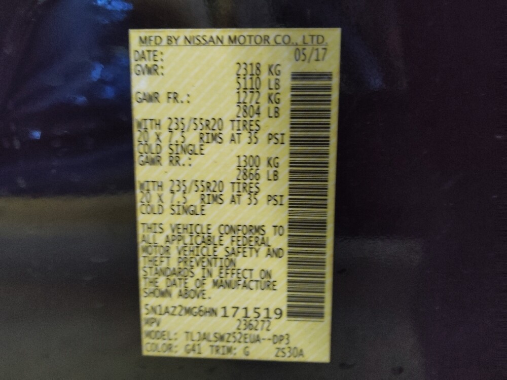 2017 Nissan Murano in Lakeland, FL 33815 - 18074926 33