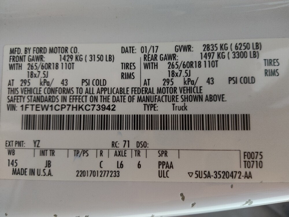 2017 Ford F150 in Lakewood, CO 80215 - 18075023 33