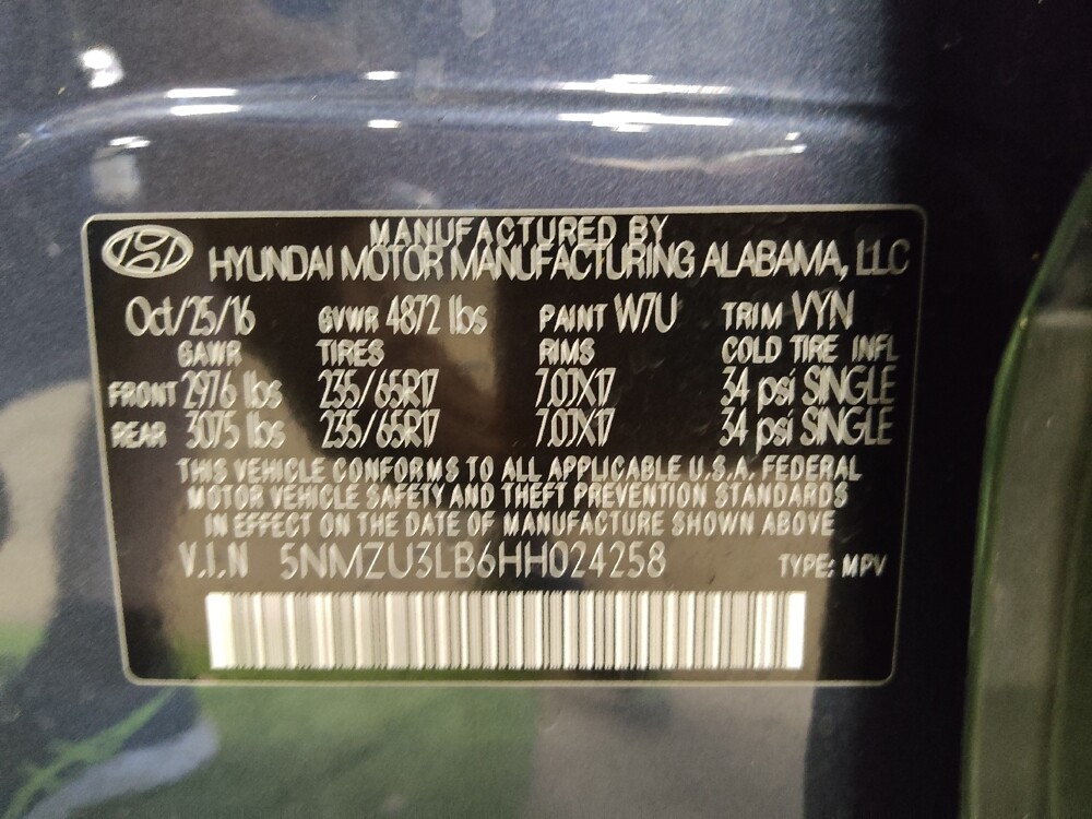 2017 Hyundai Santa Fe in Bradenton, FL 34207 - 18075222 33