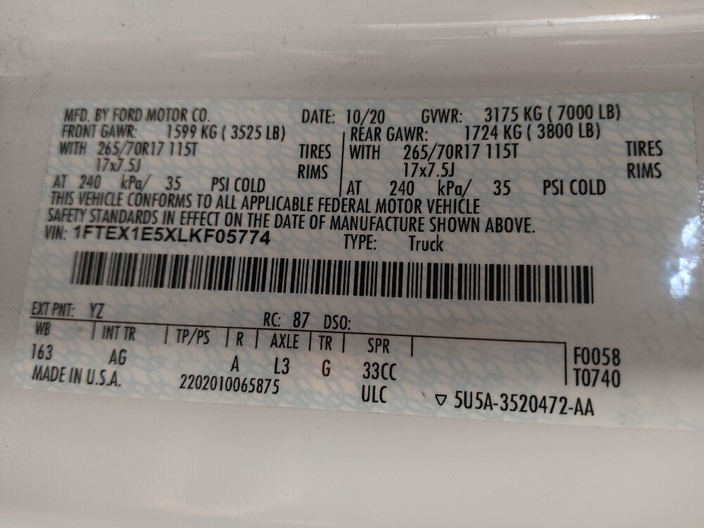 2020 Ford F150 in Greenville, NC 27834 - 18075300 33