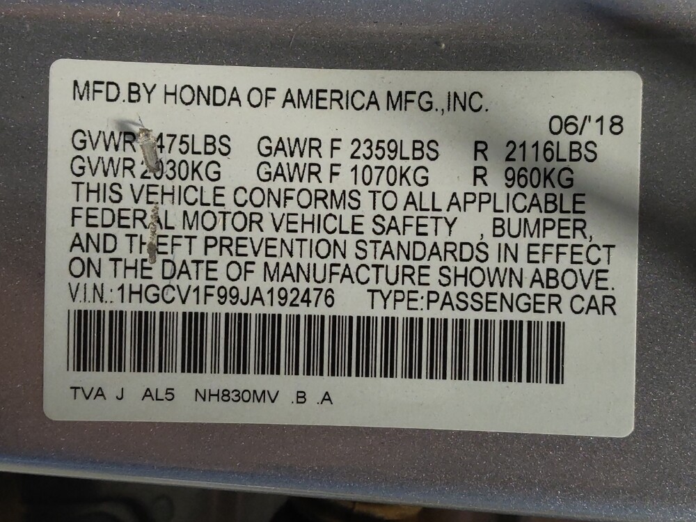 2018 Honda Accord in Chandler, AZ 85225 - 18075303 33