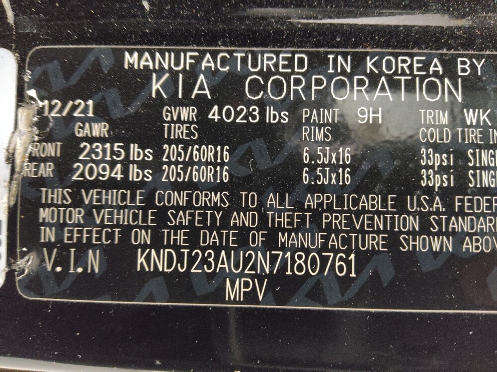 2022 Kia Soul in Conyers, GA 30094 - 18075315 33