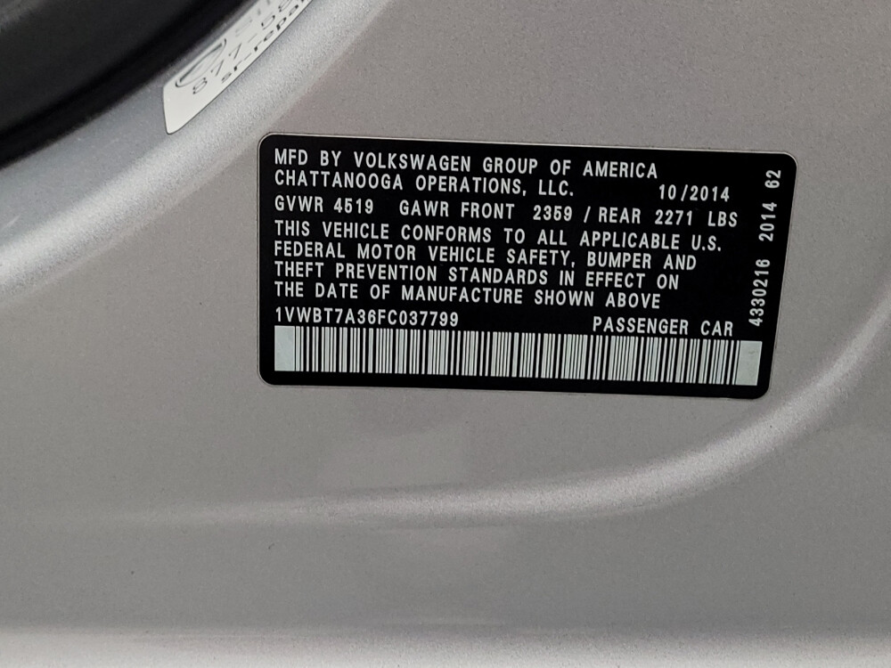 2015 Volkswagen Passat in Bakersfield, CA 93309 - 18075383 33