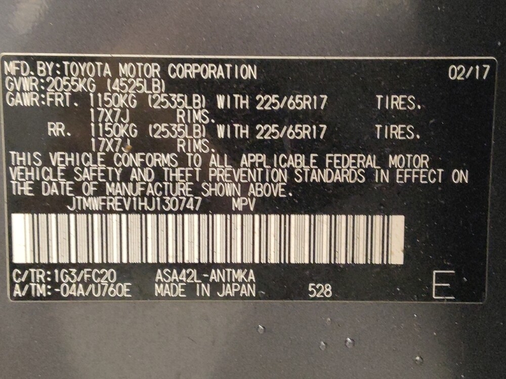 2017 Toyota RAV4 in Tyler, TX 75701 - 18075499 33