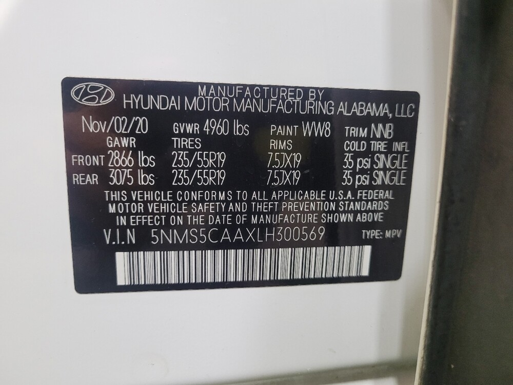 2020 Hyundai Santa Fe in Maple Heights, OH 44137 - 18075522 33