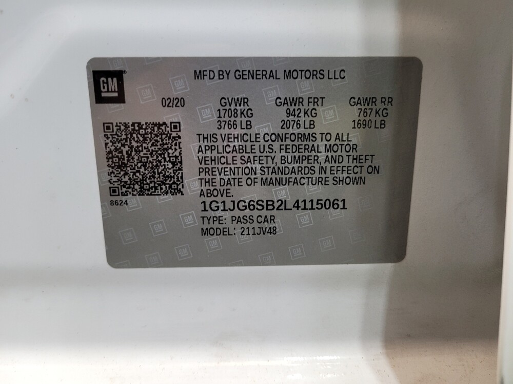 2020 Chevrolet Sonic in Columbus, OH 43228 - 18075523 33