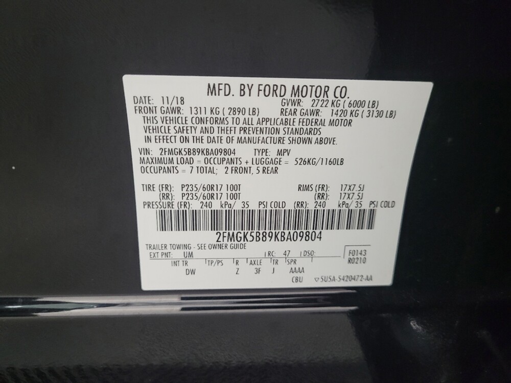 2019 Ford Flex in Pittsburgh, PA 15236 - 18075539 33