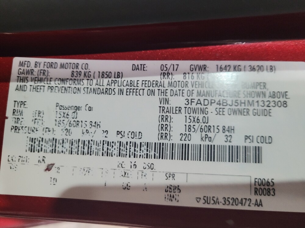 2017 Ford Fiesta in Williamstown, NJ 8094 - 18075544 33