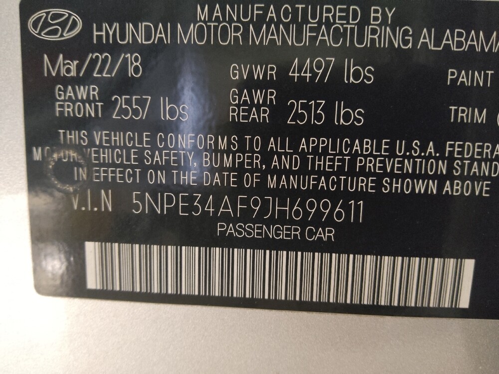 2018 Hyundai Sonata in Stone Mountain, GA 30083 - 18075585 33