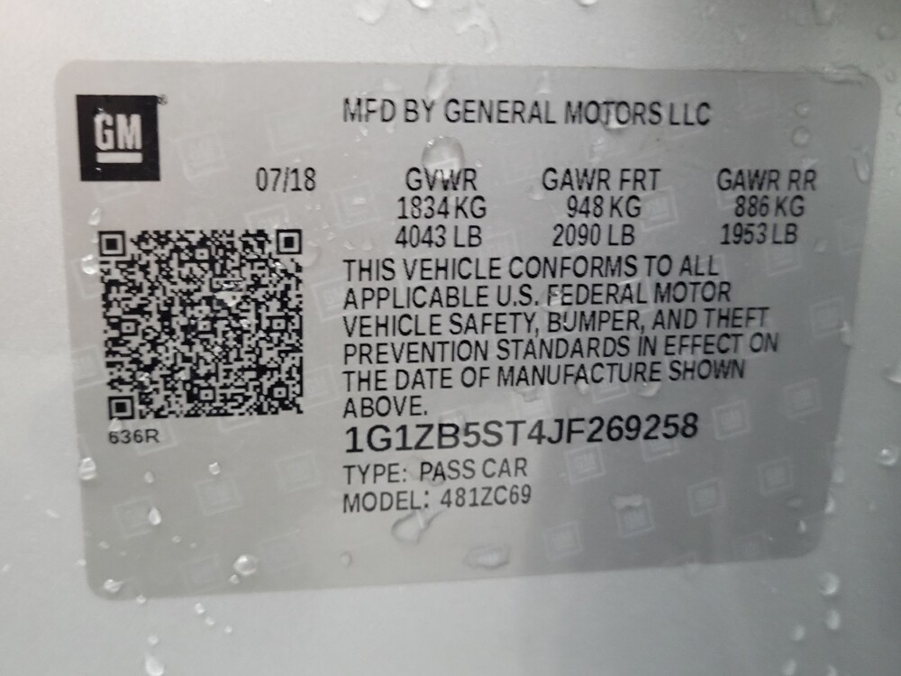 2018 Chevrolet Malibu in Antioch, TN 37013 - 18075589 33