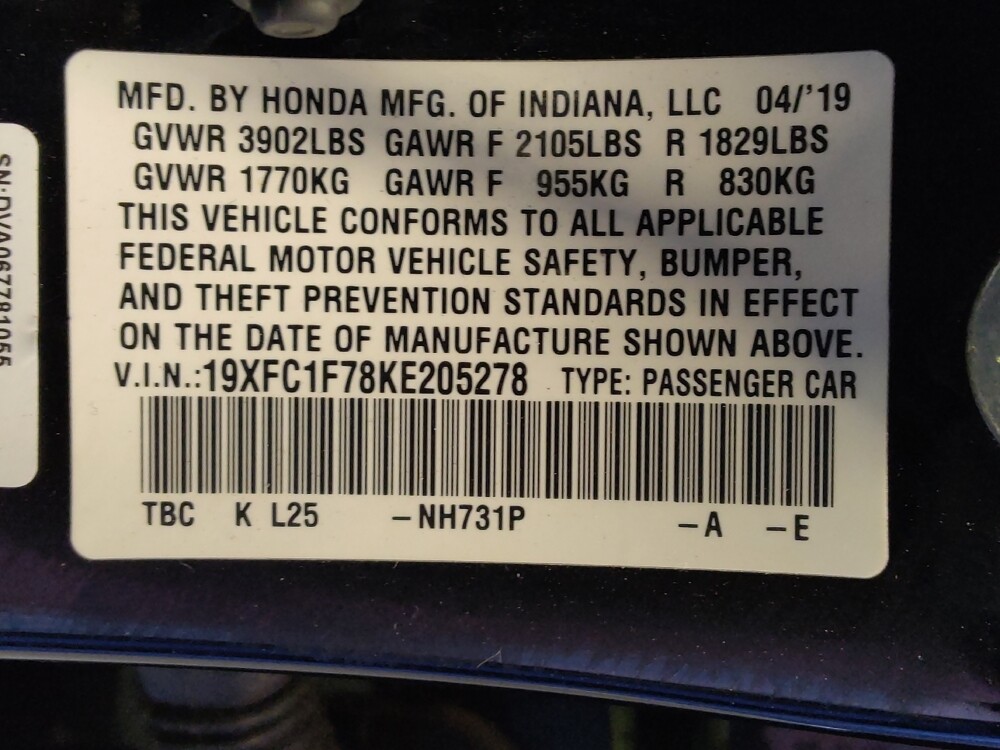 2019 Honda Civic in Phoenix, AZ 85015 - 18075684 33